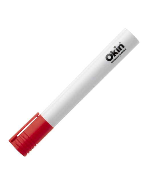 OKIN WHITEBOARD MARKER BULLET TIP RED