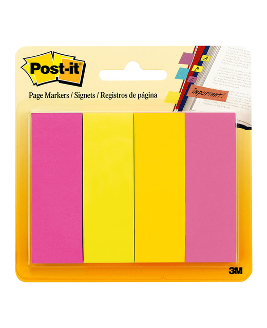 POST IT PAGE MARKERS 671-AU 22 X 73MM