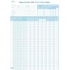 WAGE BOOK COLLINS A4 128LF Book Hard Cover A4 P9-77