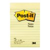 POST IT LINED NOTES 660 101X152MM YELLOW 100 SHEETS