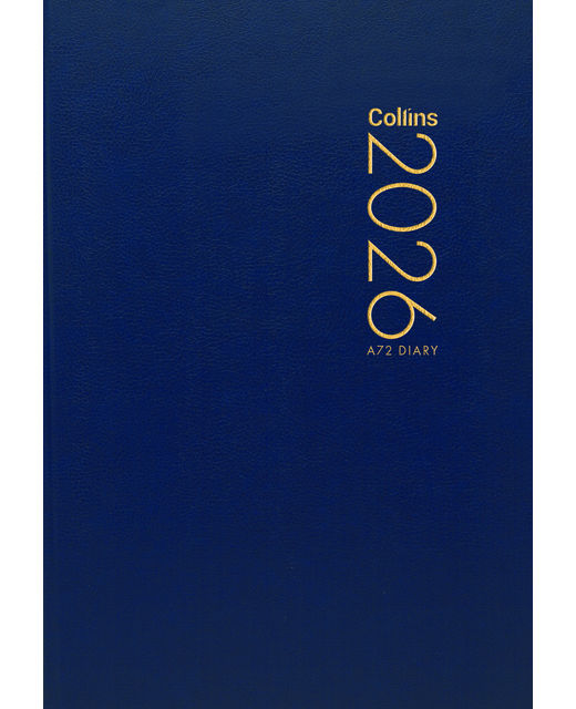 DIARY 2026 Collins Diary A72 Navy Even Year