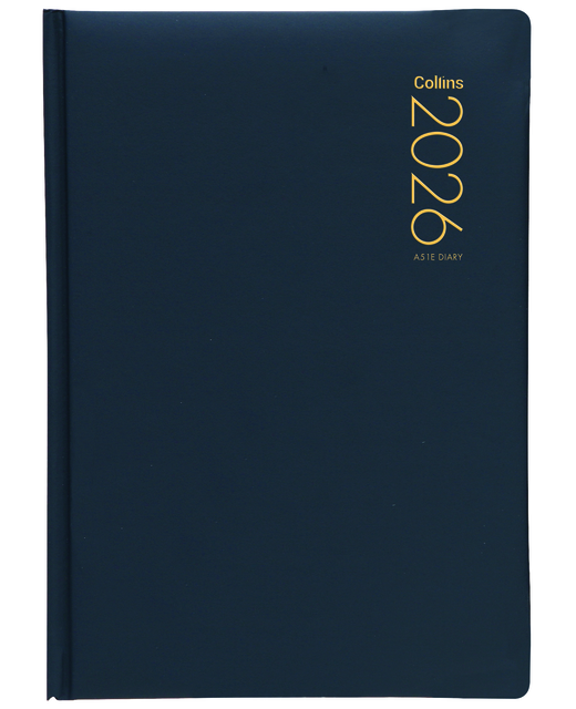 DIARY 2026 Collins Diary A51E Navy Even Year