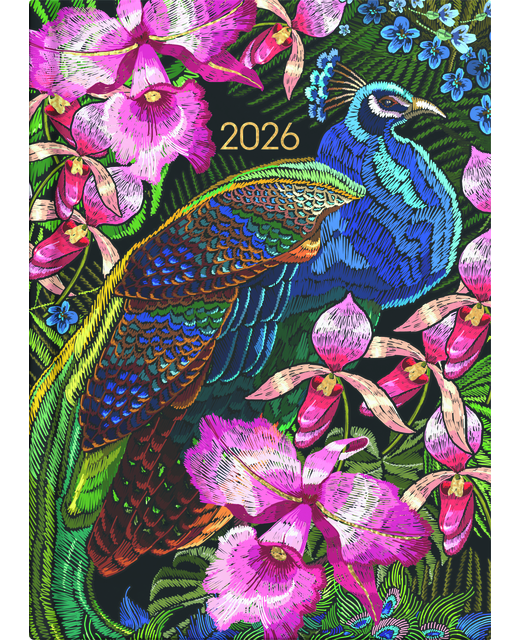 DIARY 2026 Collins A51 Beautiful Blooms Day to Page Diary Even Year