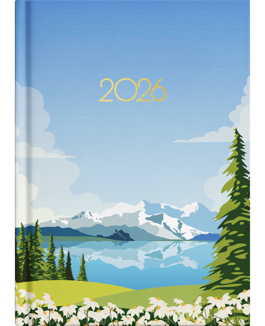 DIARY 2026 Collins A51 Kiwi Country Day to Page Diary Even Year