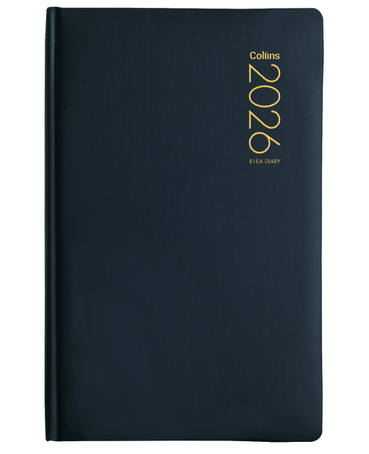 DIARY 2026 Collins Diary 81EA Black Even Year