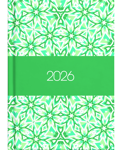 DIARY 2026 Collins Diary A63 Kaleidoscope Week To View Even Year