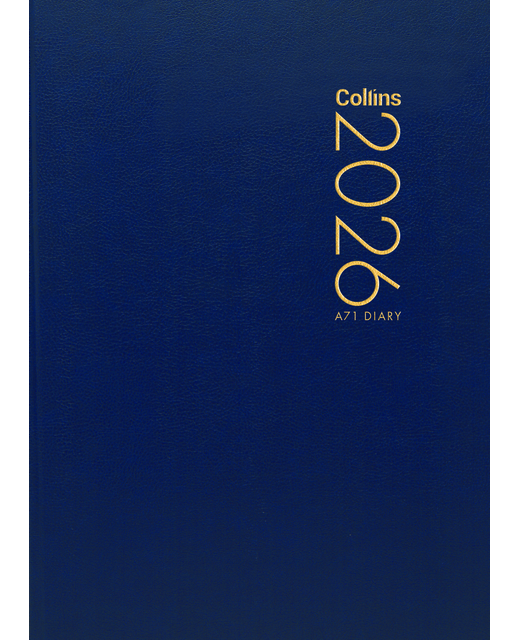 DIARY 2026 Collins Diary A71 Navy Even Year