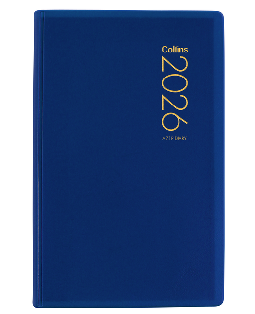 DIARY 2026 Collins Diary A71P Navy Even Year