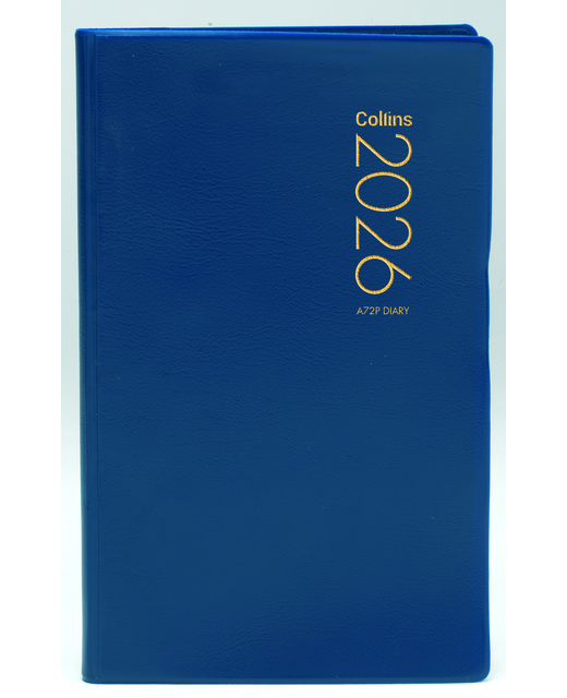 DIARY 2026 Collins Diary A72P Navy Even Year