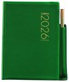 DIARY 2026 Collins Diary A72PP Green With Pencil Even Year