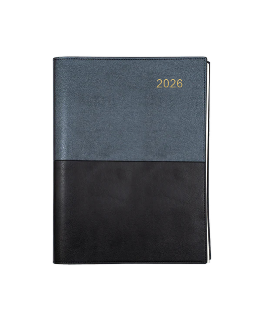 DIARIES 2026 DEBDEN VANESSA A5 DAY TO PAGE BLACK