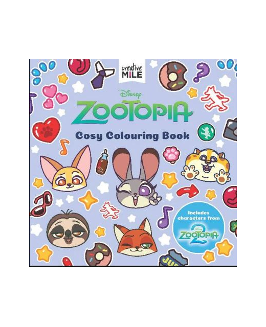 Zootopia Cosy Colouring Book