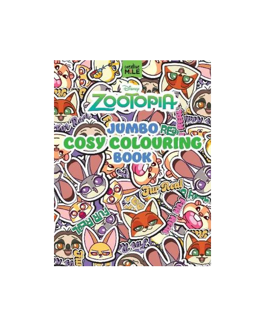 Zootopia Jumbo Cosy Colouring Book