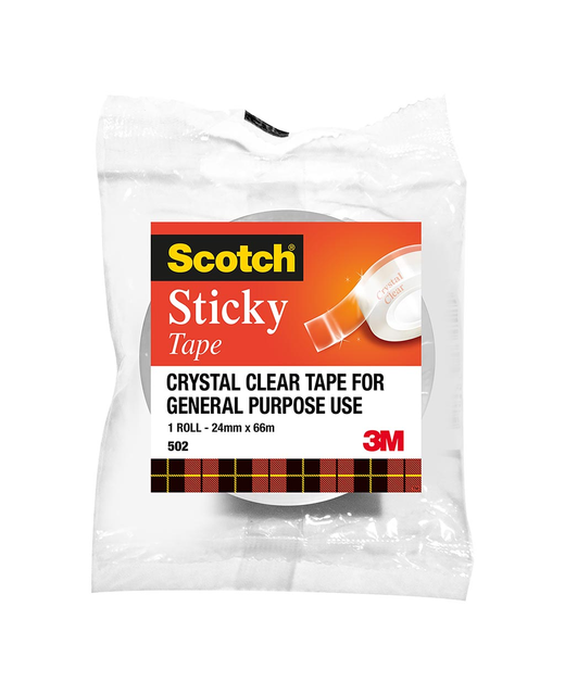 SCOTCH STICKY TAPE 502 24MM X 66M