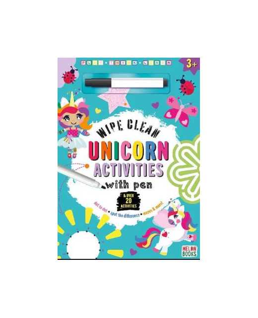 Unicorn Wipe Clean Activity Book