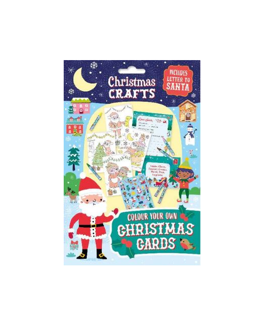 Christmas Crafts Colour Your Own Christmas Cards & Santa Letters