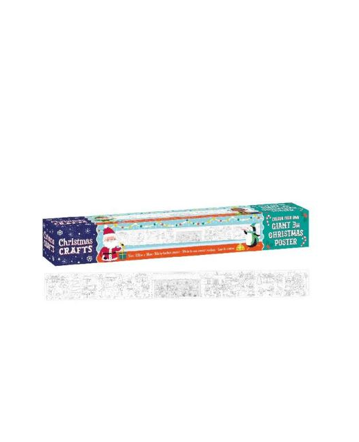Christmas Crafts Colour Your Own 3M Christmas Poster