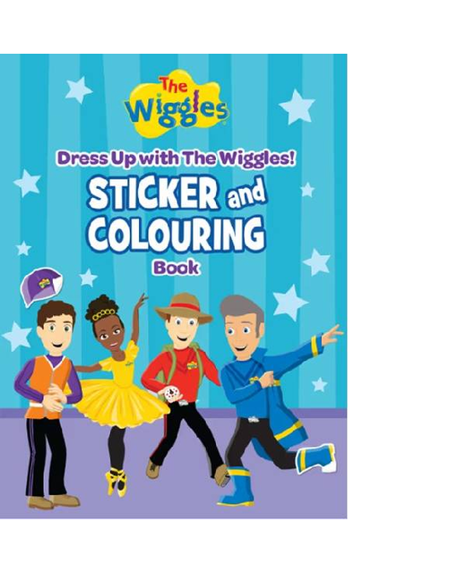 The Wiggles: Dress Up with the Wiggles Sticker and Colouring Book