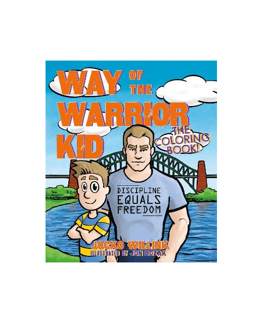 WAY OF THE WARRIOR KID COLOURING BOOK