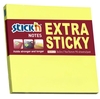 Stick'n Note Extra Sticky 76x76mm 90 Sheet Neon Lemon