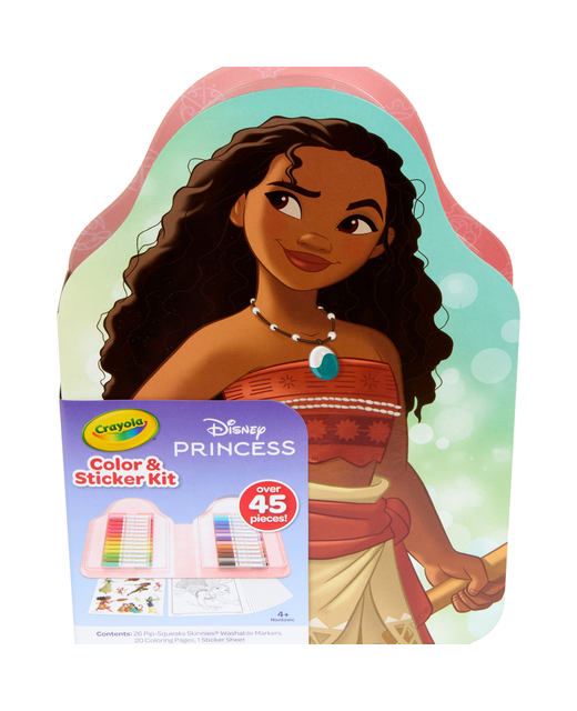 Crayola Color & Sticker Disney Princess Kit 45 Peice