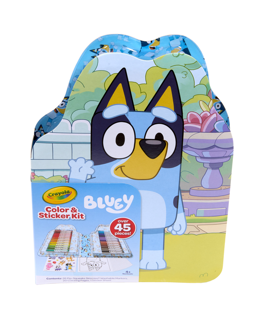 Crayola Color & Sticker Bluey Kit 45 Piece