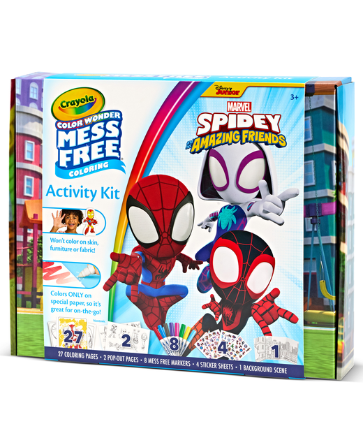 Crayola Color Wonder Activity Kit Spidey & Friends