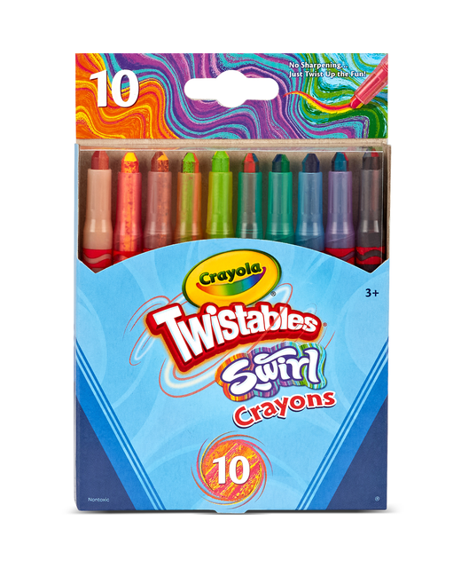 Crayola Swirl Mini Twistables Crayons 10Pk