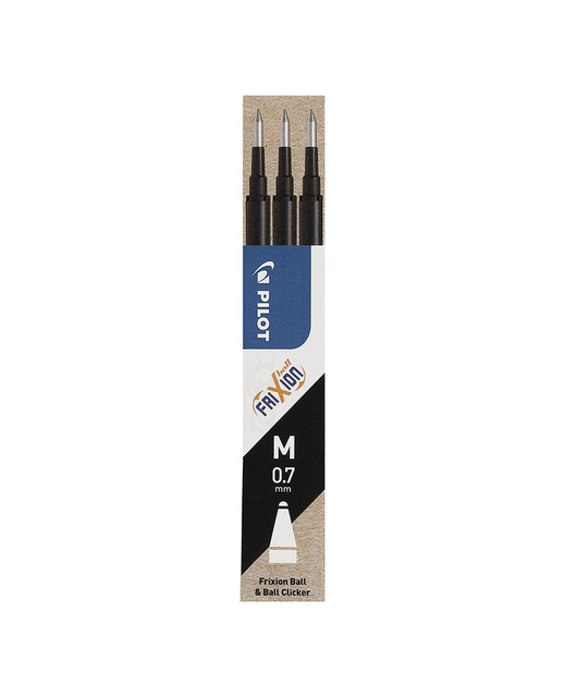 PEN REFILL PILOT FRIXION FINE BLACK 3 PACK
