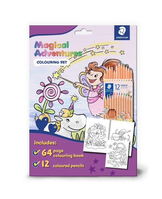 STAEDTLER COLOURING SET MAGIC ADVENTURES
