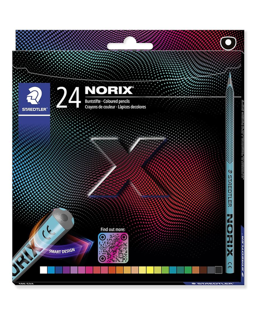 STAEDTLER COLOURING PENCILS NORIX 24 PACK