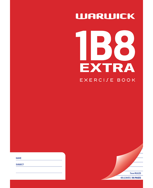 EXERCISE BOOK WARWICK 1B8 A4 EXTRA 7MM 48LF