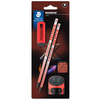 Pencil HB Norix Set Red