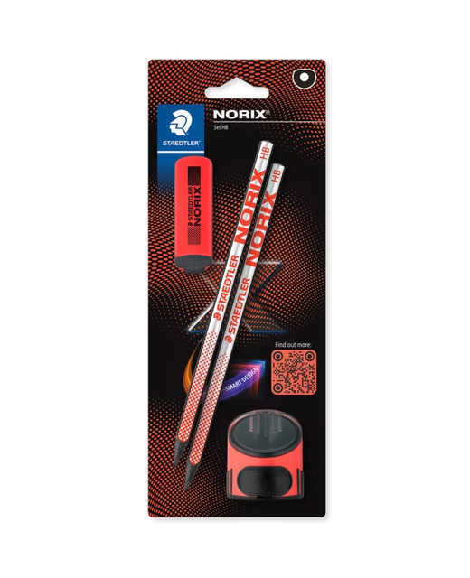 Pencil HB Norix Set Red