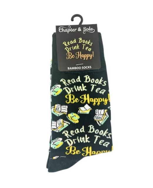 Chapter & Sole - Read Books Drink Tea Be Happy