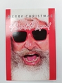 HUMOR CHRISTMAS CARD SANTA