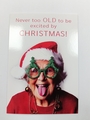 HUMOR CHRISTMAS CARD GRANNY