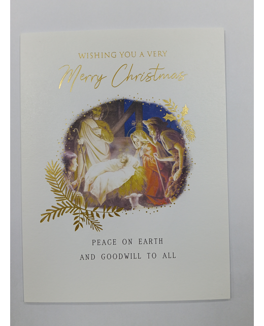 CLASSIC CHRISTMAS CARD JESUS