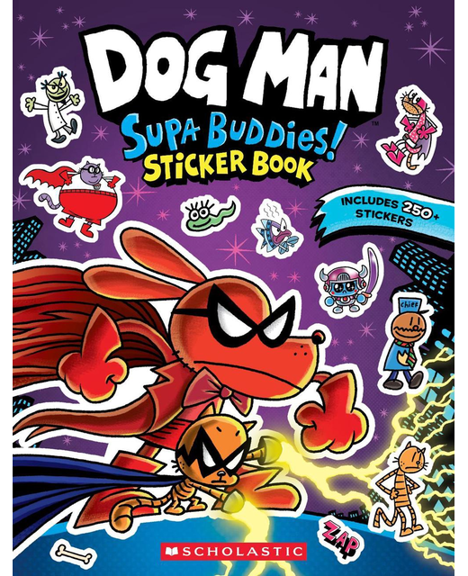 Dog Man: Supa Buddies! Sticker Book
