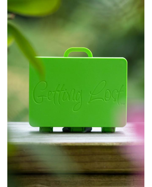 GETTING LOST SUITCASE GREEN FIELDS