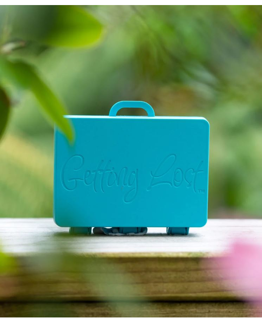 GETTING LOST SUITCASE TURQUOISE RIVERS