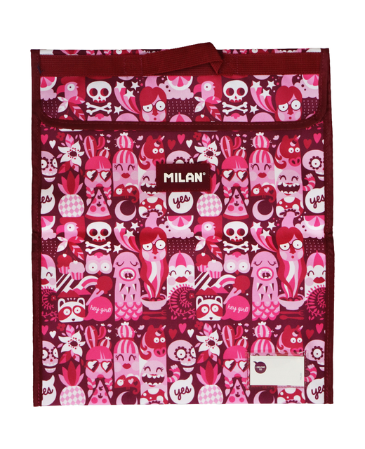 MILAN HOMEWORK EXTRA LARGE 370X450MM SCHOOL DAYS PINK