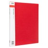 ICON DISPLAY BOOK A4 WITH INSERT SPINE 10 POCKET RED