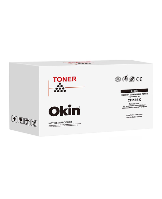 okin Compatible HP CF226X Black Toner Cartridge