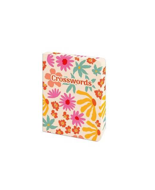 CROSSWORD FLOWER PRINTED EDGE PUZZLE