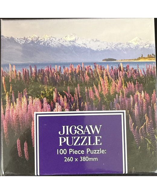 CUBE JIGSAW NEW ZEALAND LUPINS
