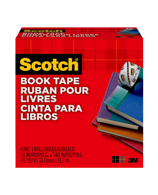 SCOTCH 3M 845 BOOK REPAIR TAPE 38MM X 13.7M TRANSPARENT