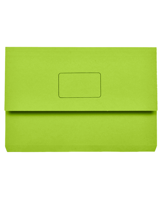 MARBIG® SLIMPICK FOOLSCAP DOCUMENT WALLET GREEN