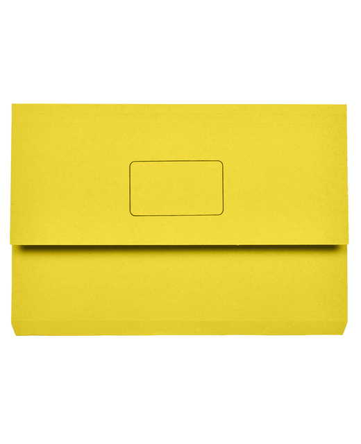 MARBIG® SLIMPICK FOOLSCAP DOCUMENT WALLET YELLOW