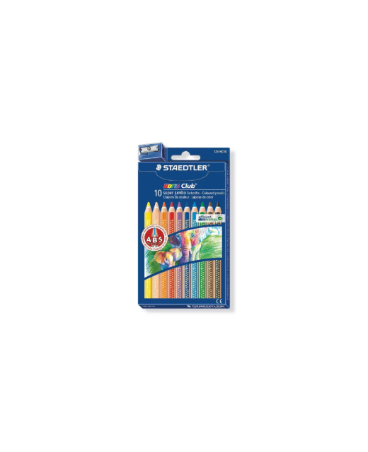 STAEDTLER NORIS CLUB 10 SUPER JUMBO COLOUR PENCILS
